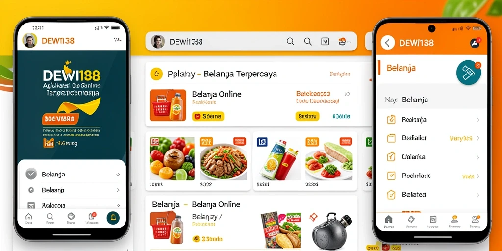 Tampilan aplikasi DEWI138 yang modern dan intuitif.